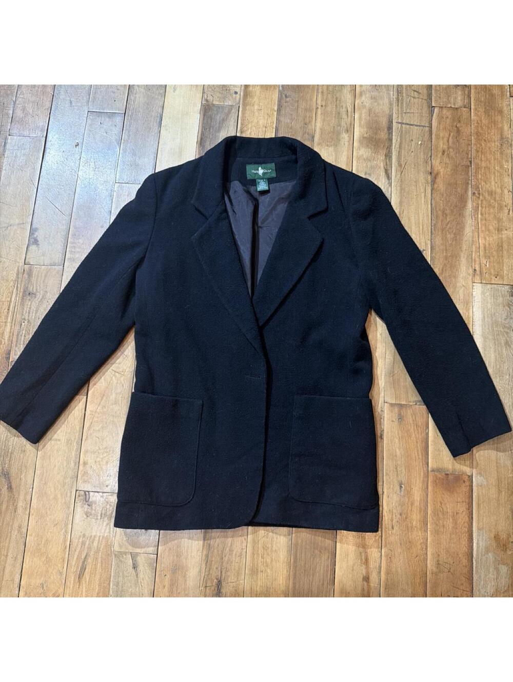 Vintage Hunt Club navy wool blazer — size S